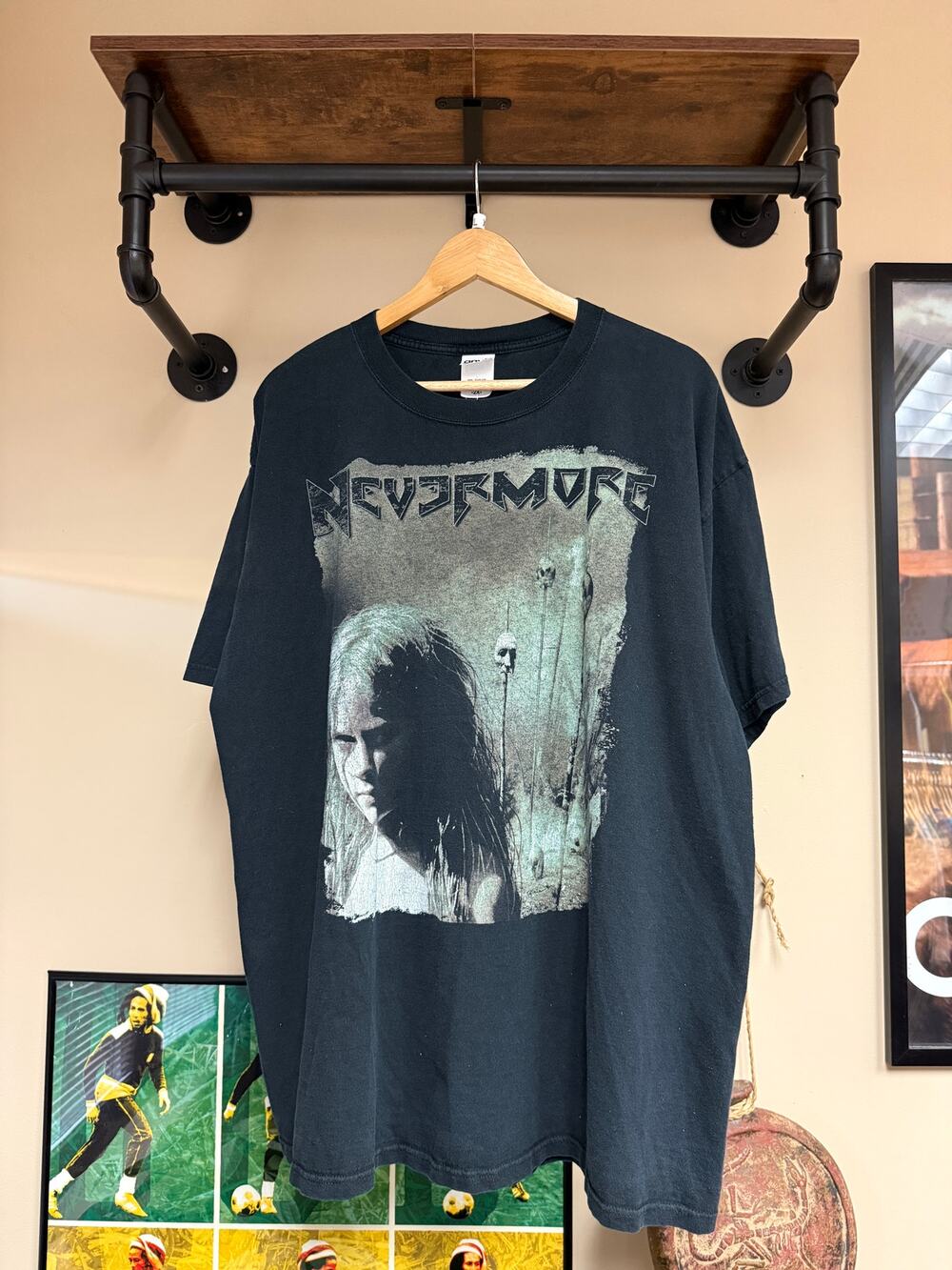 2006 Nevermore This Godless Endeavor Y2K Vintage Metal Band Tour Anvil Tee Shirt
